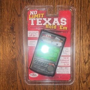 No Limit Texas Hold 'Em Electronic Game - Black